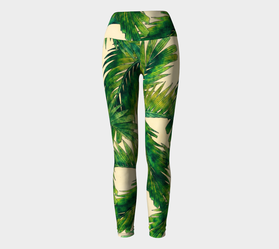 yoga leggings palms preview #2