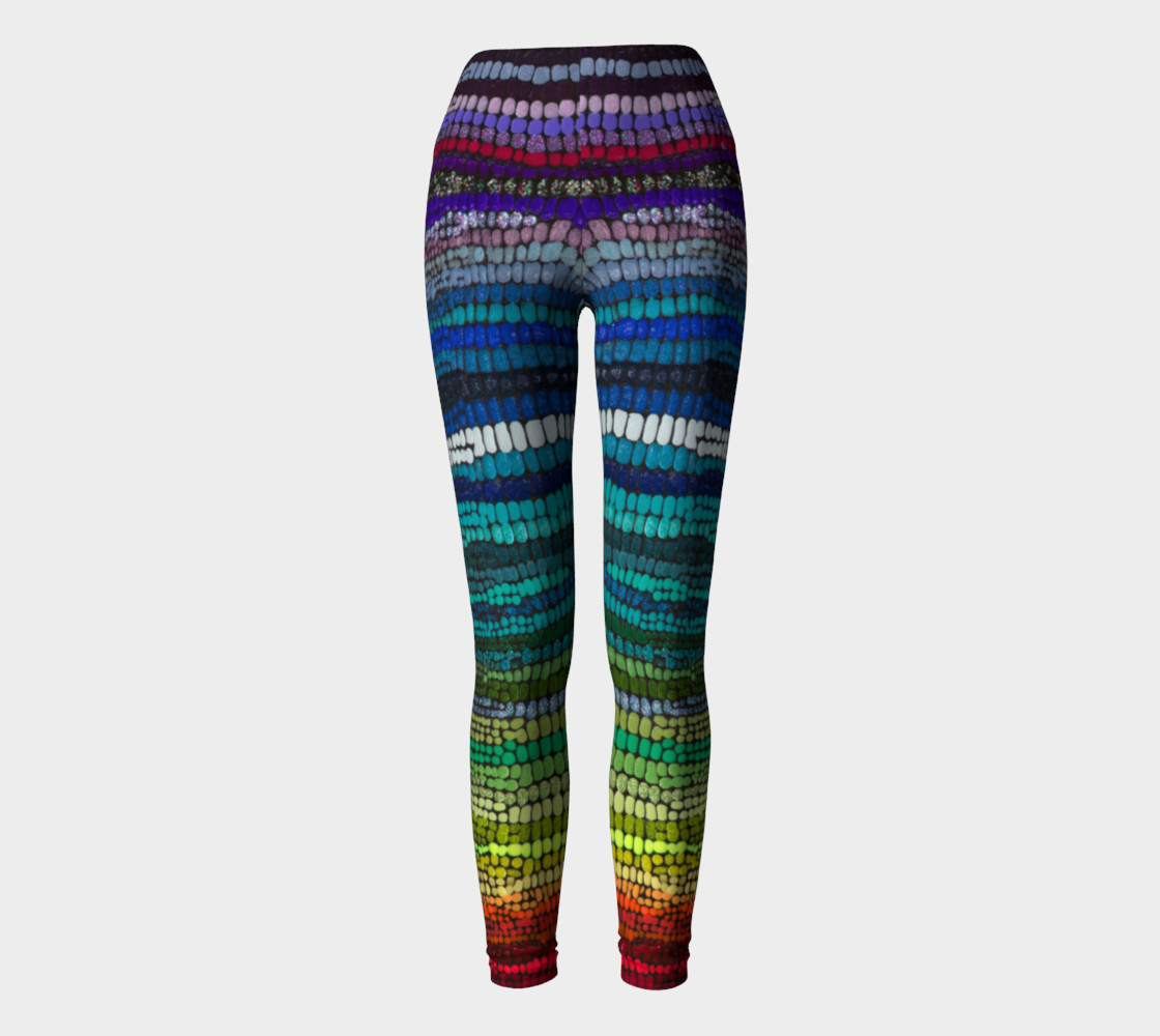 rainbow yoga pant preview #2