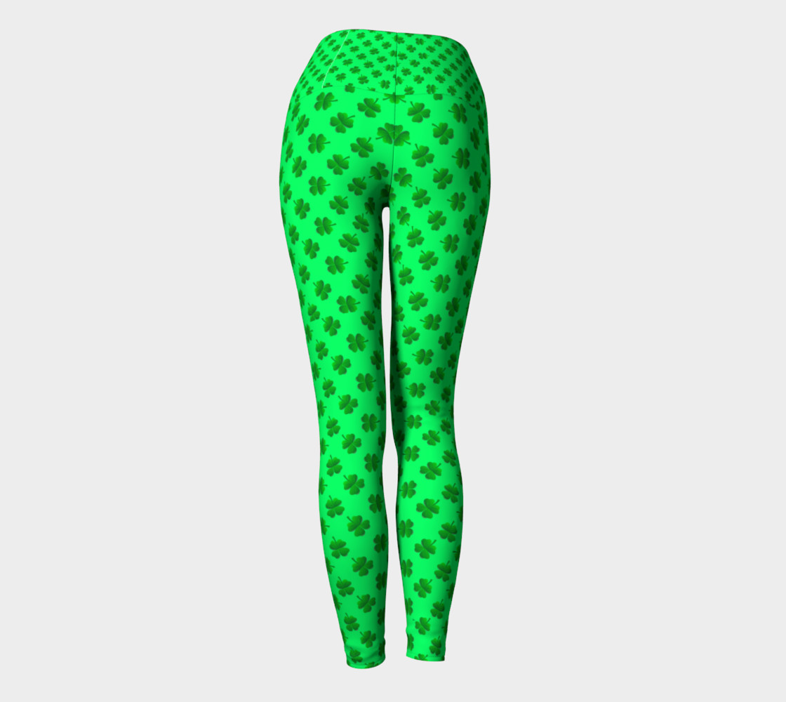 Lucky Leprechaun Yoga Leggings preview #4