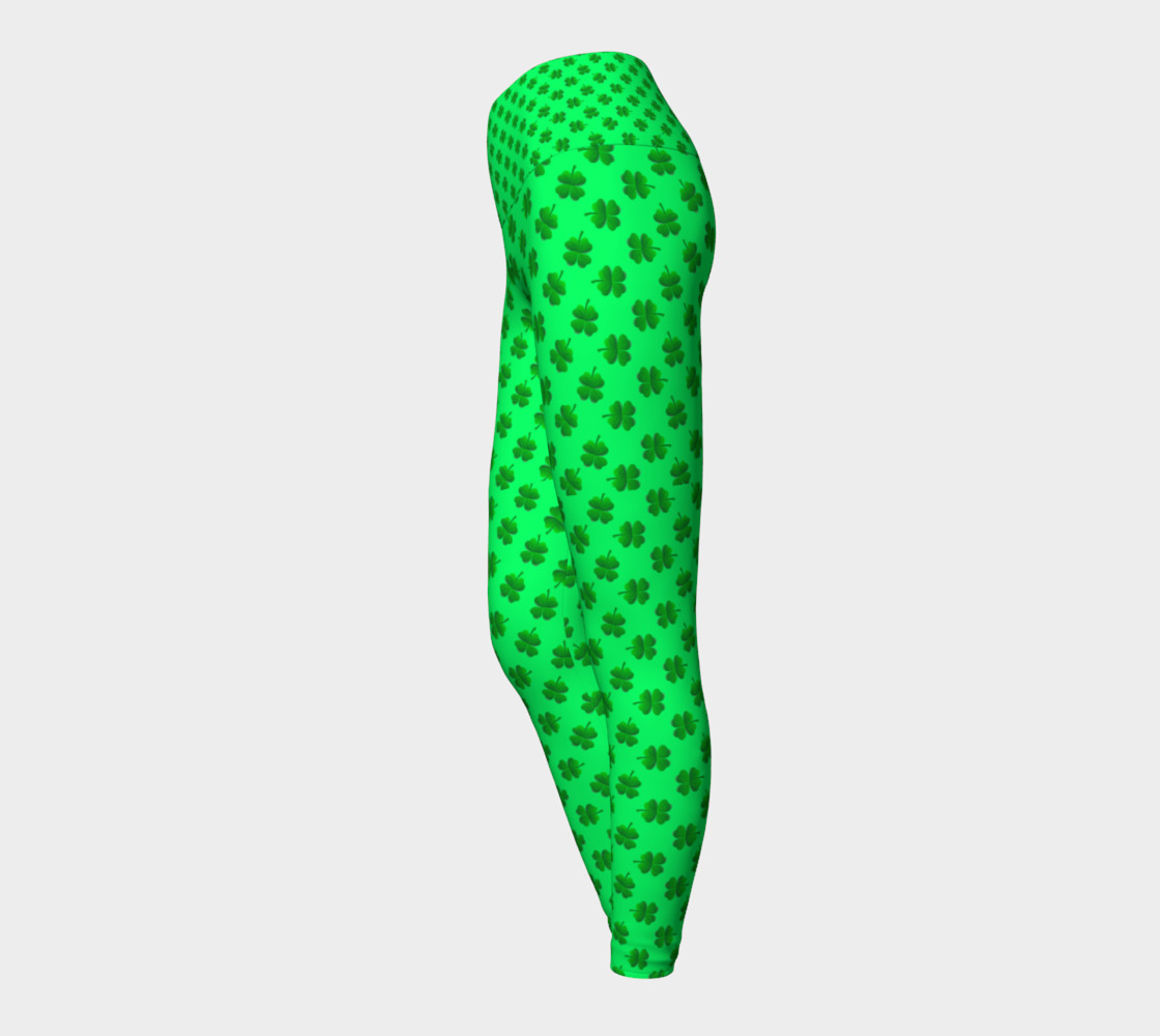 Lucky Leprechaun Yoga Leggings preview #3