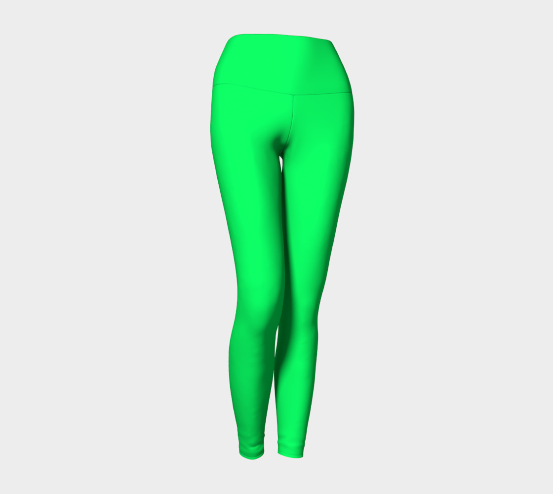 Spring Green Yoga Leggings preview #1
