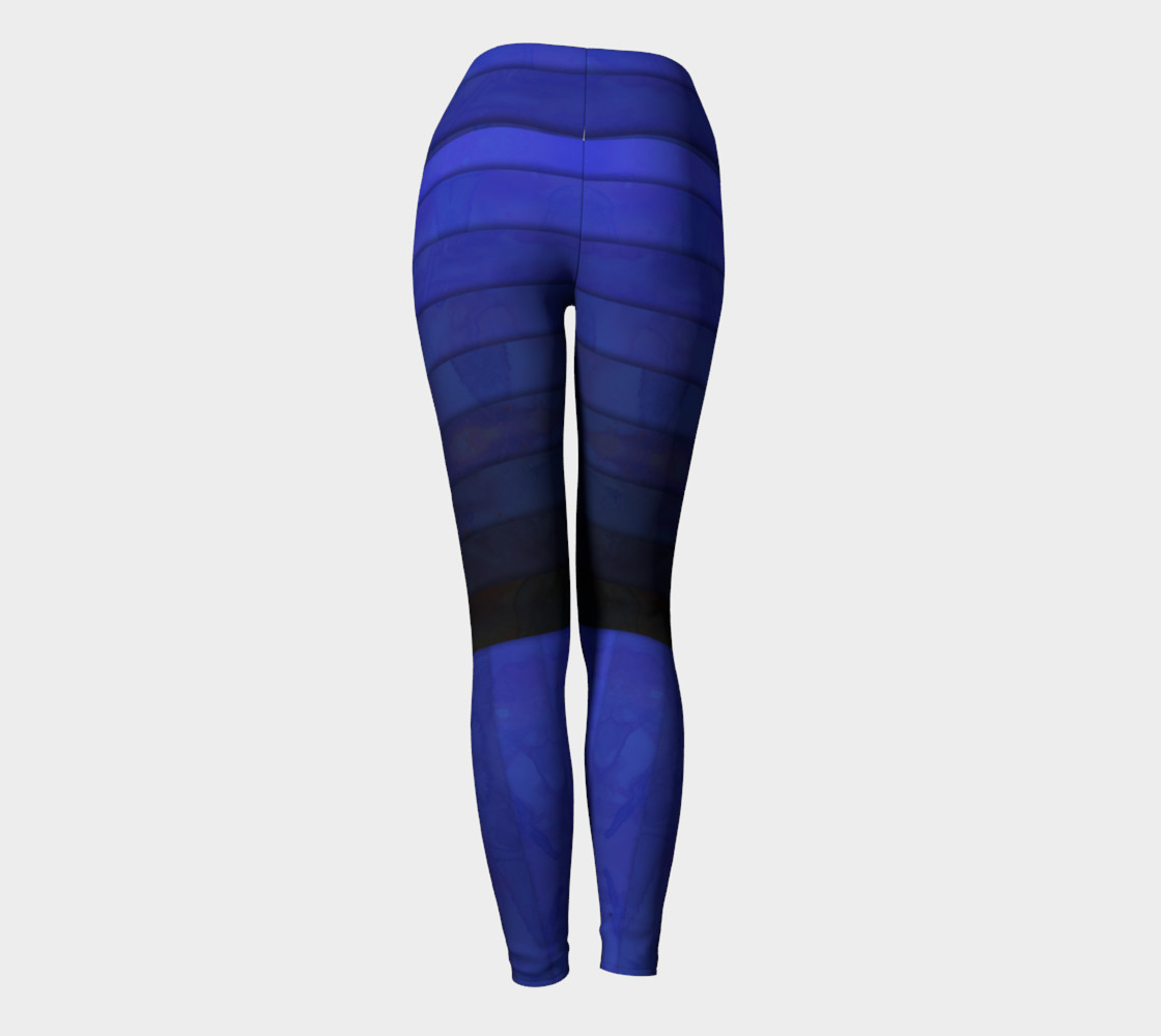 Blue Ombre Watercolor Pants 2 preview #4
