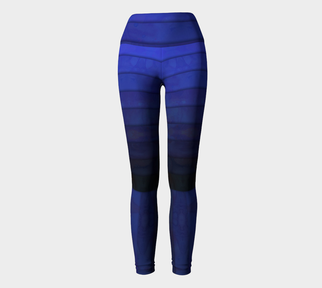 Blue Ombre Watercolor Pants 2 preview #2