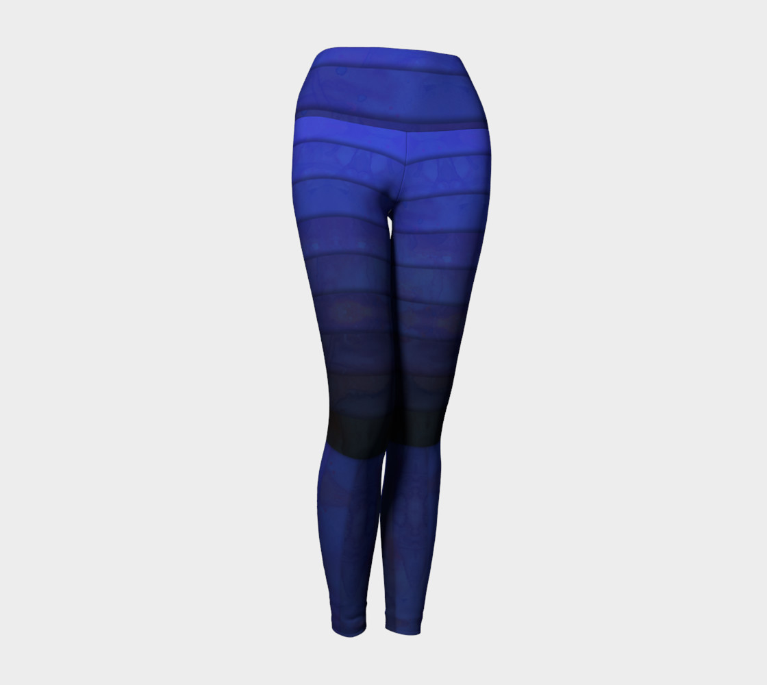 Blue Ombre Watercolor Pants 2 preview #1