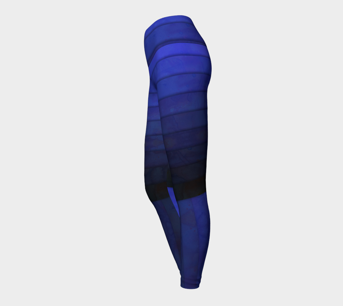 Blue Ombre Watercolor Pants 2 preview #3