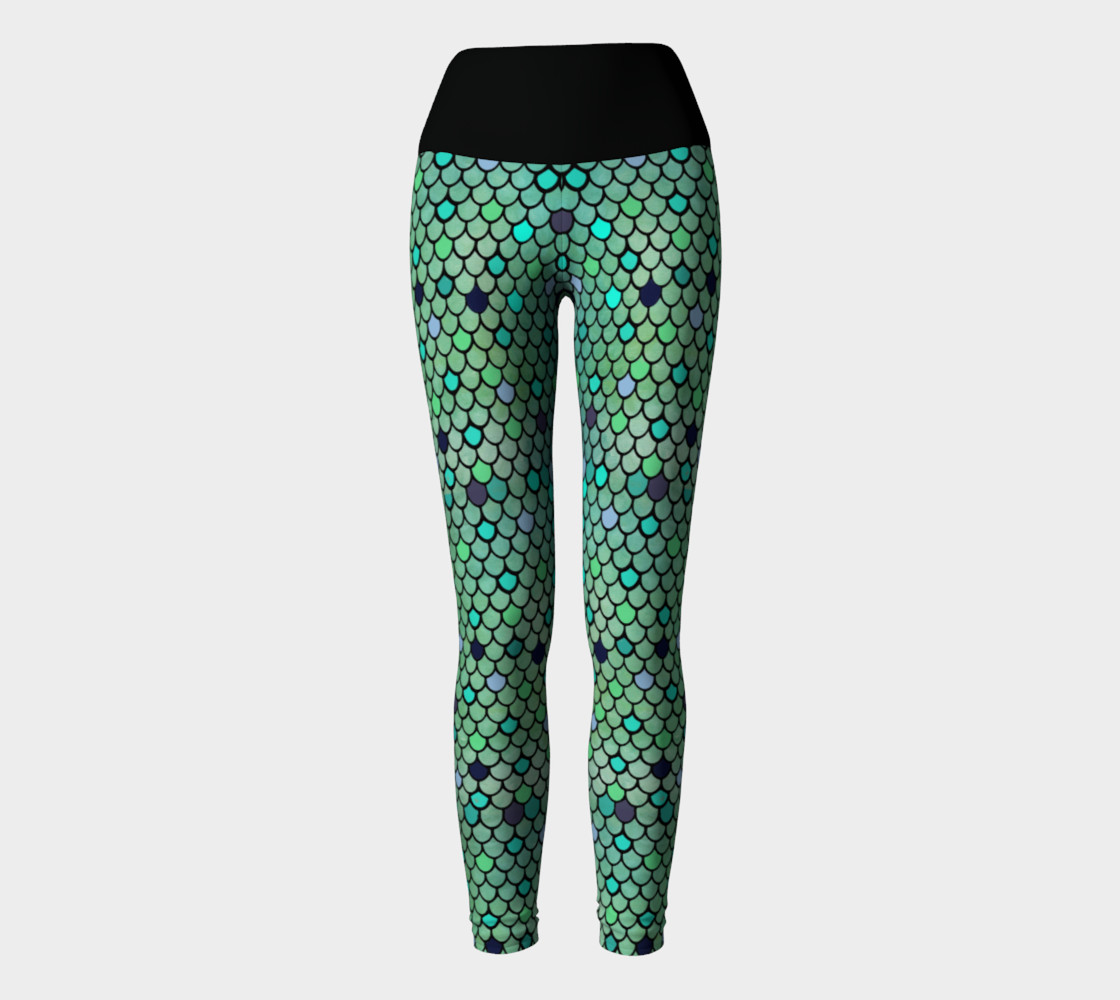 mermaid yoga leggings