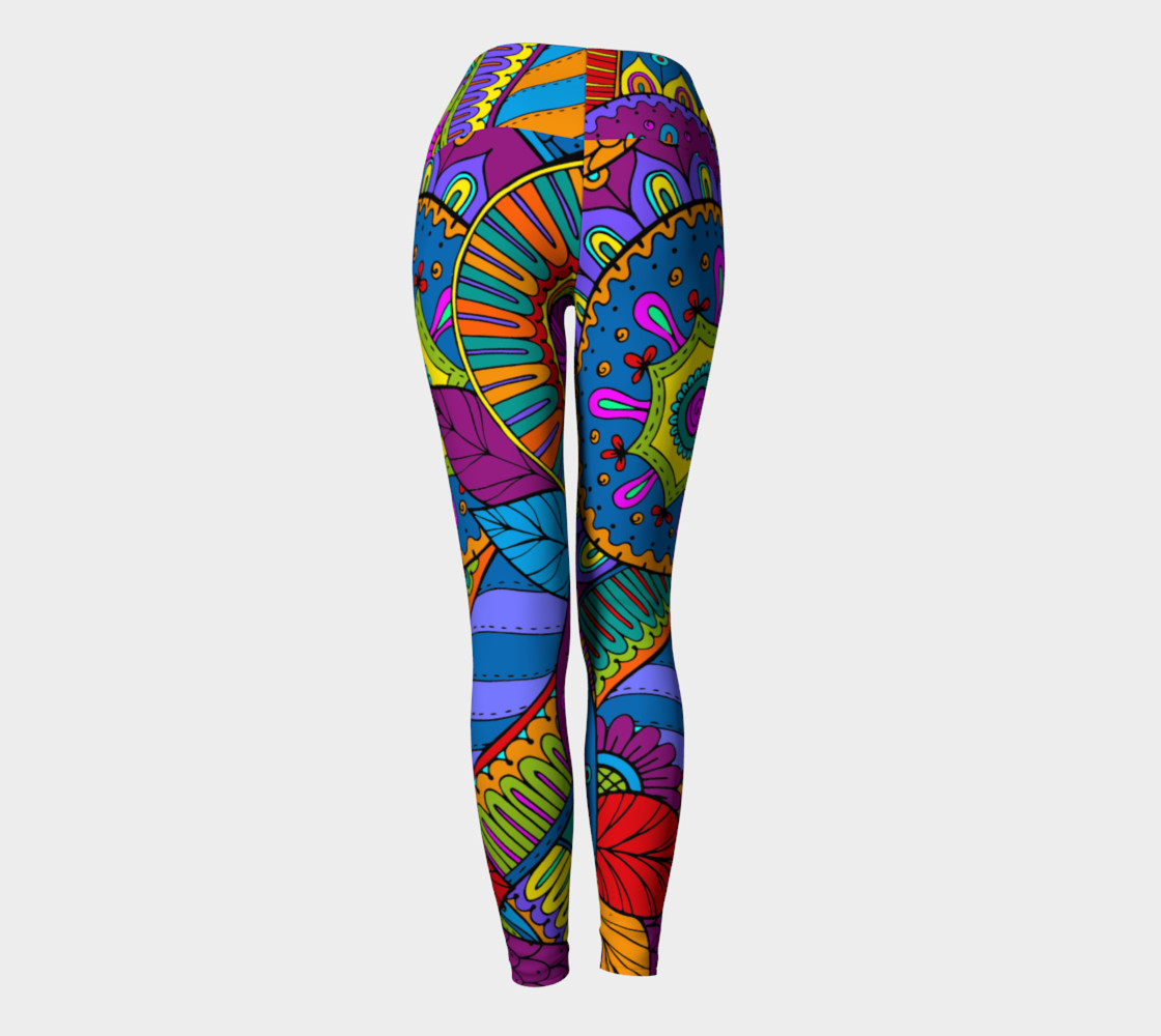 Fantasy Paisley Ornaments Pattern multicolored preview #4
