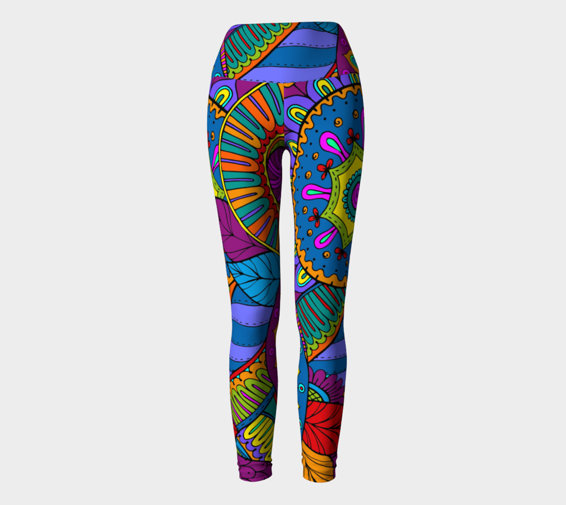 Fantasy Paisley Ornaments Pattern multicolored preview #2