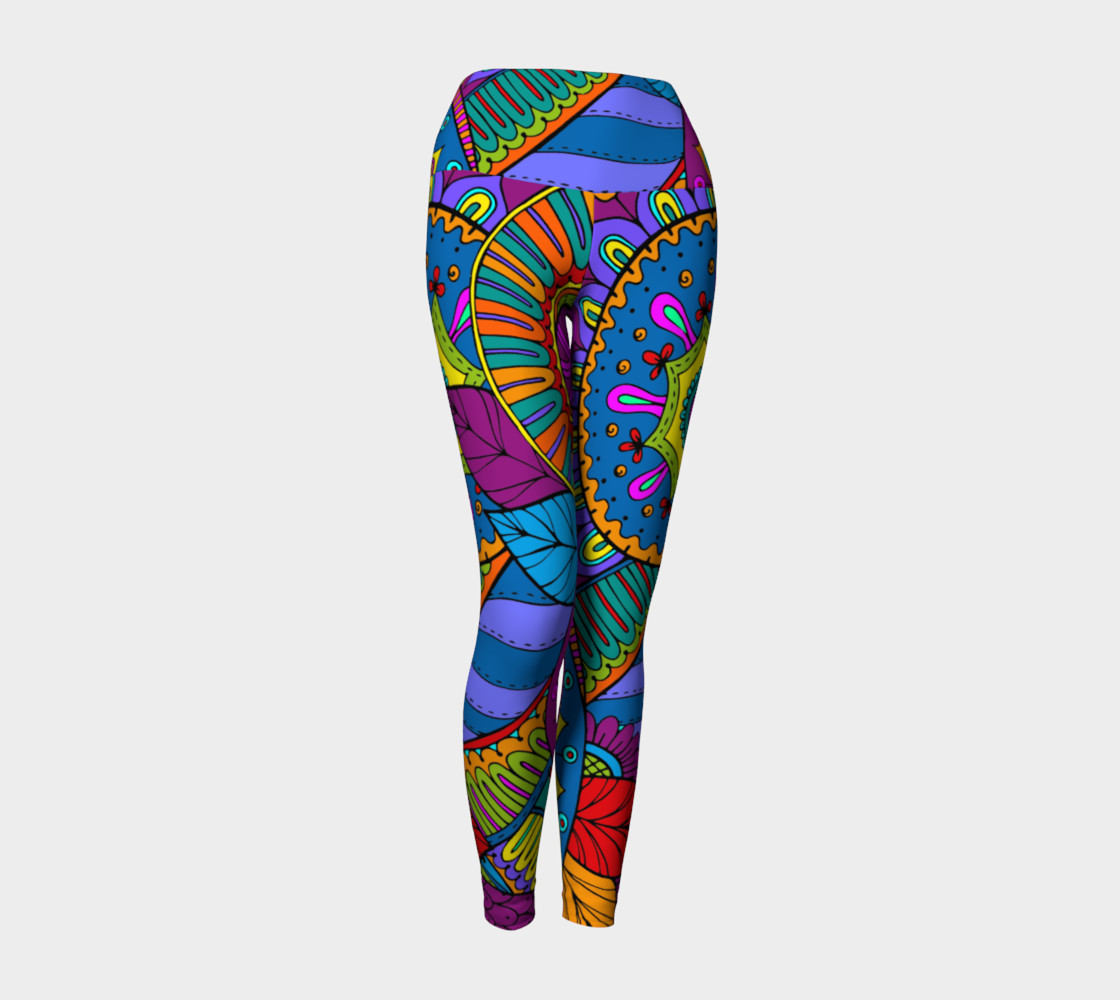 Fantasy Paisley Ornaments Pattern multicolored preview #1