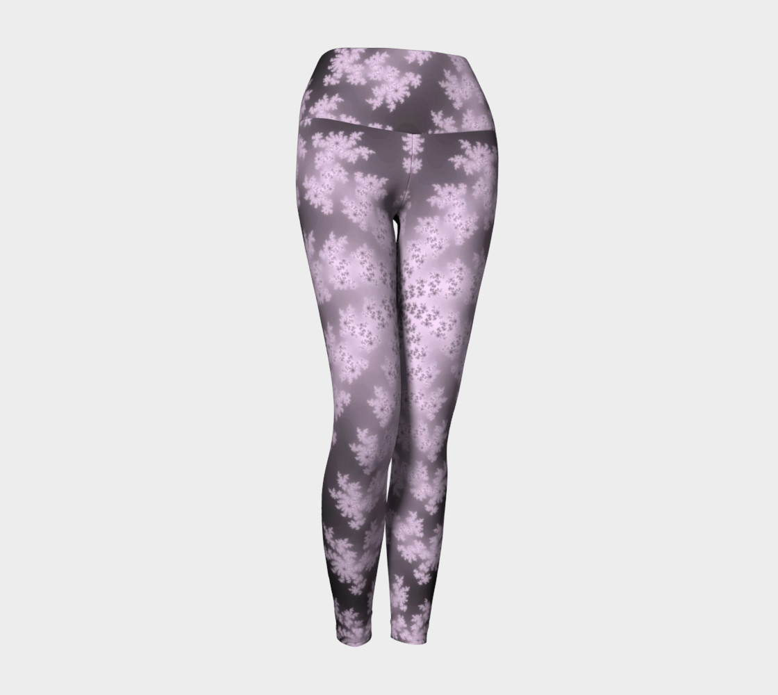 Pink Star Yoga Leggings preview #1