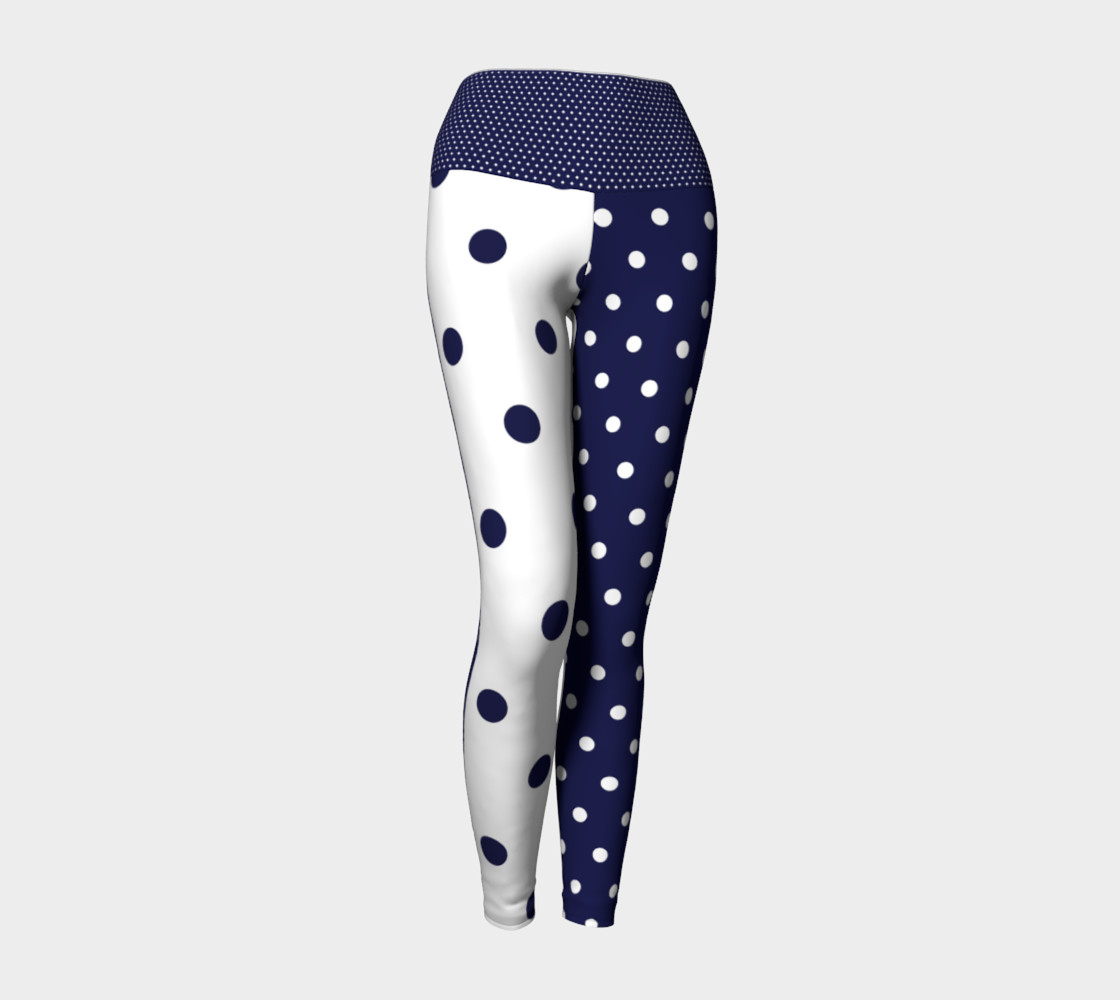 Navy dots 3D preview
