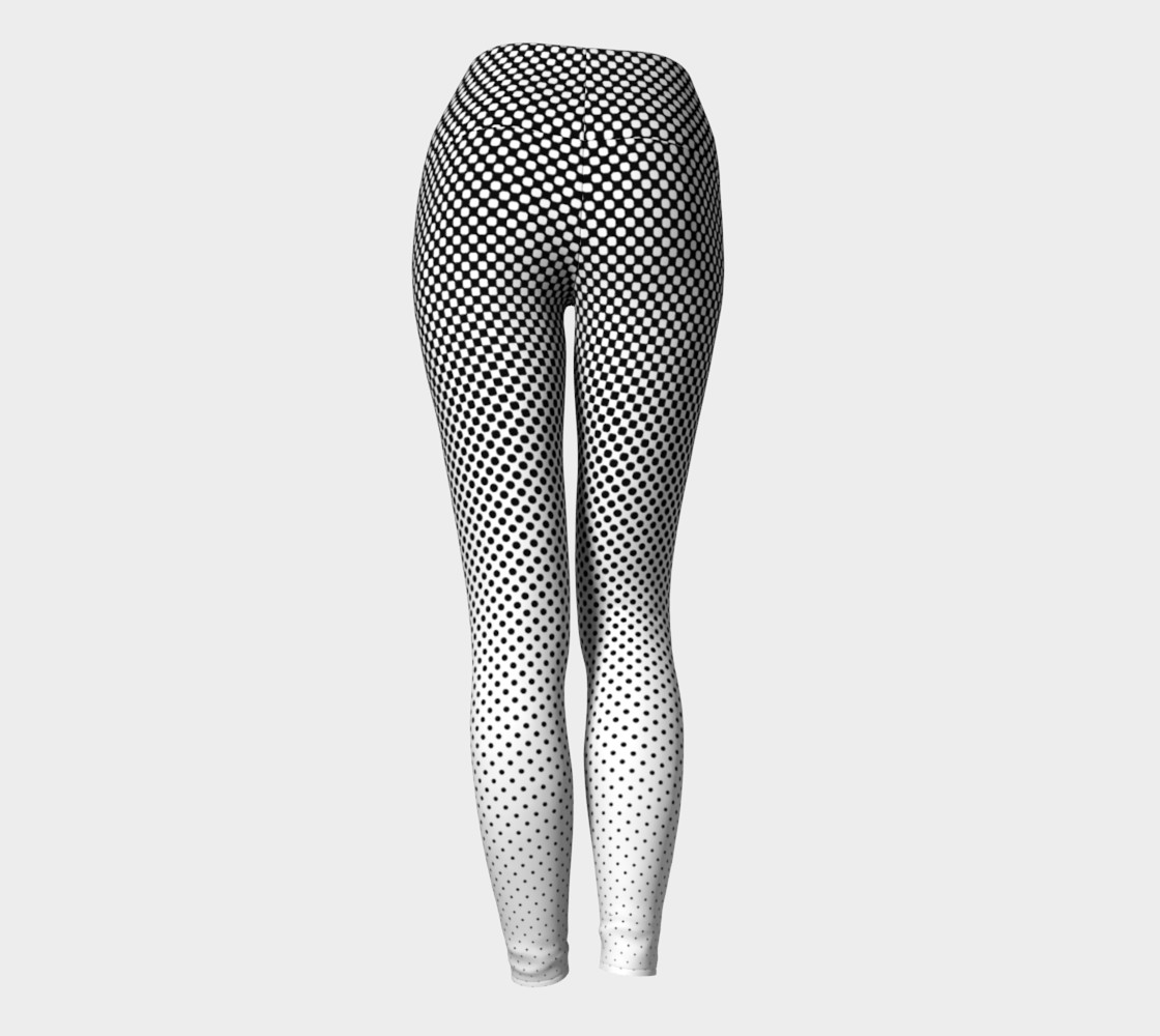Modern Halftone Dots Slimming B&W Contrast preview #4
