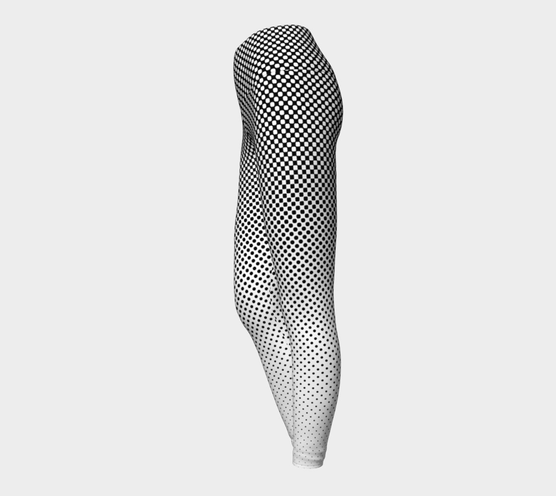 Modern Halftone Dots Slimming B&W Contrast preview #3