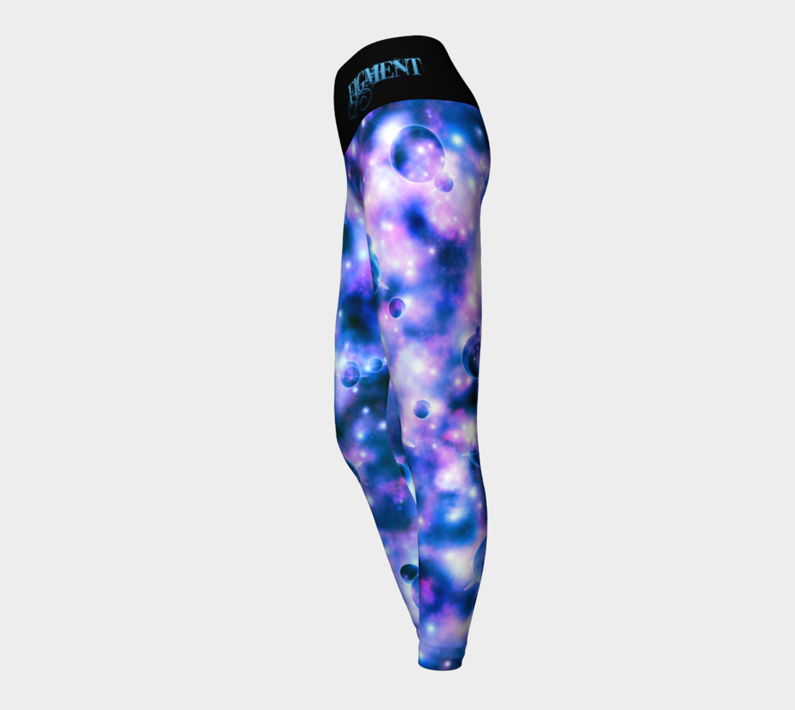 Space Yoga Pants in Blue preview #3