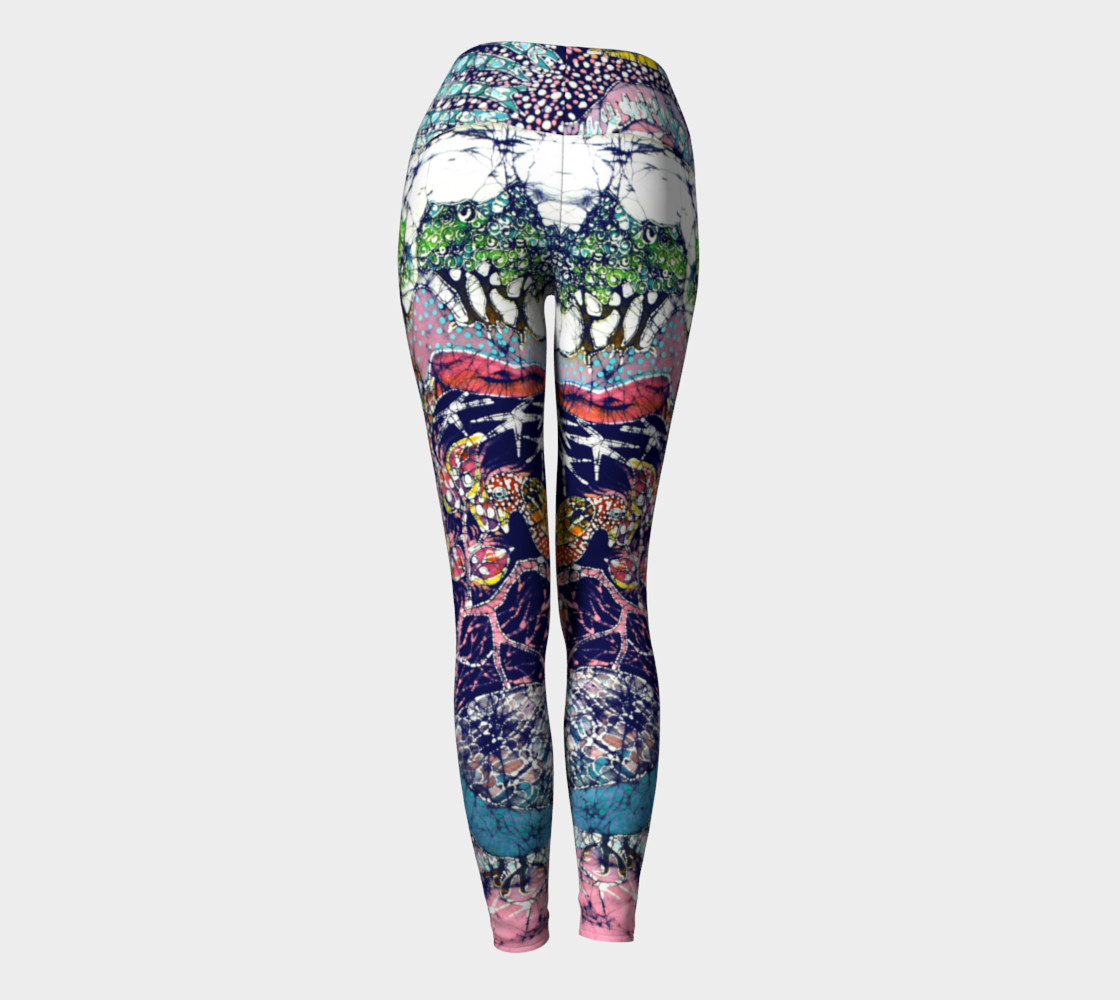 Magical Birds Yoga Leggings preview #4