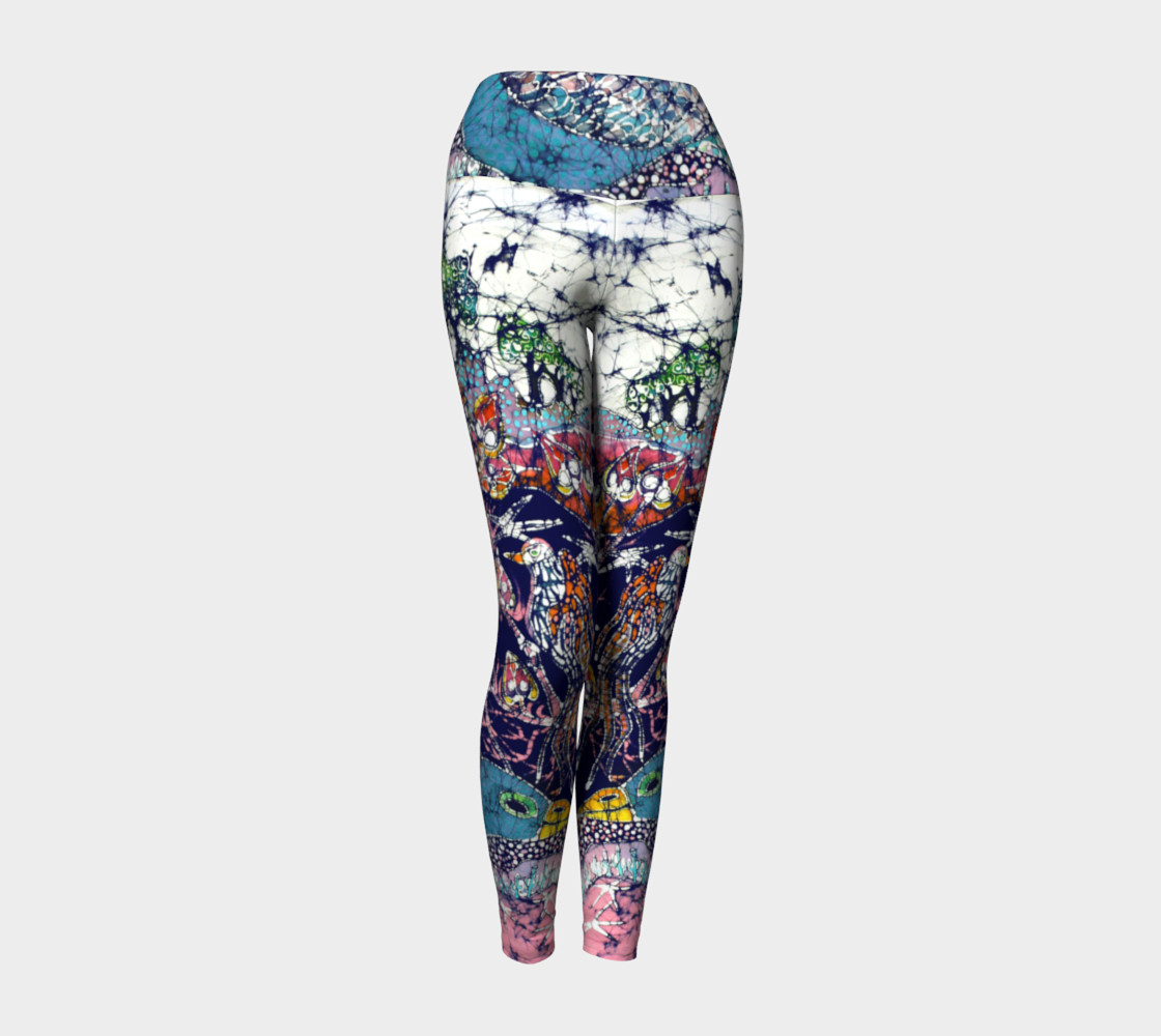 Magical Birds Yoga Leggings preview #1