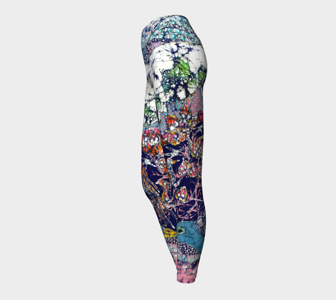 Magical Birds Yoga Leggings preview #3
