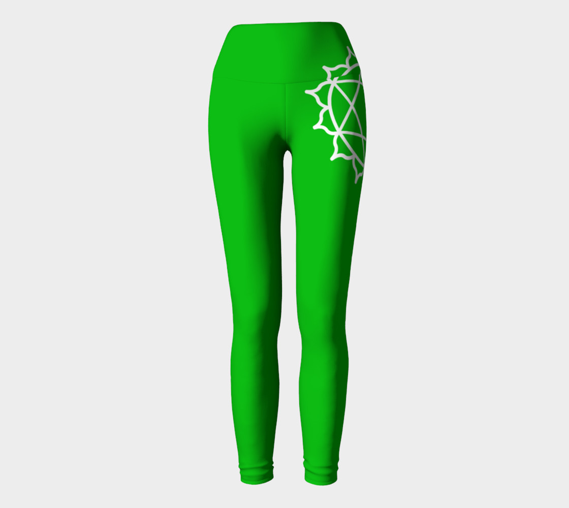 Anahata Green Chakra Yoga pants leggings preview #2