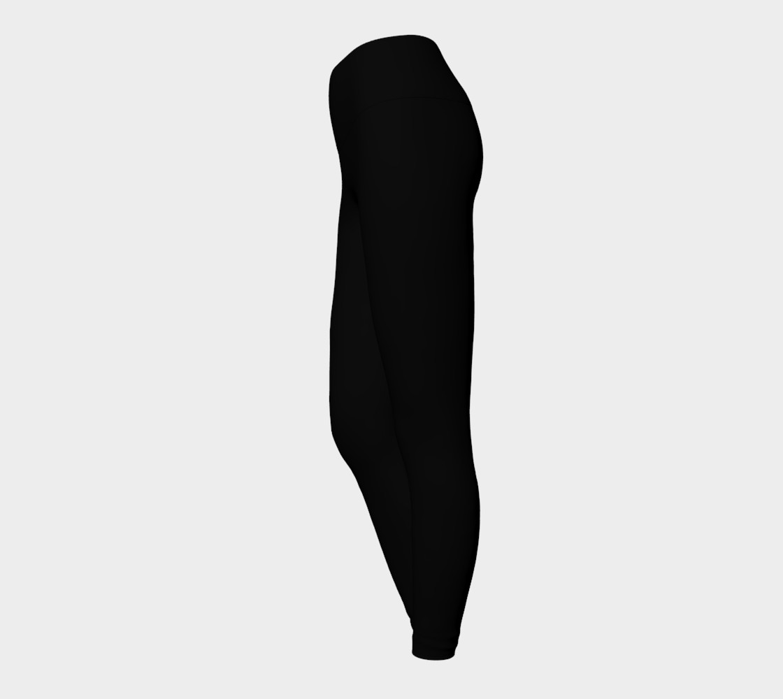 Chakra Black and White yoga pants leggings preview #3