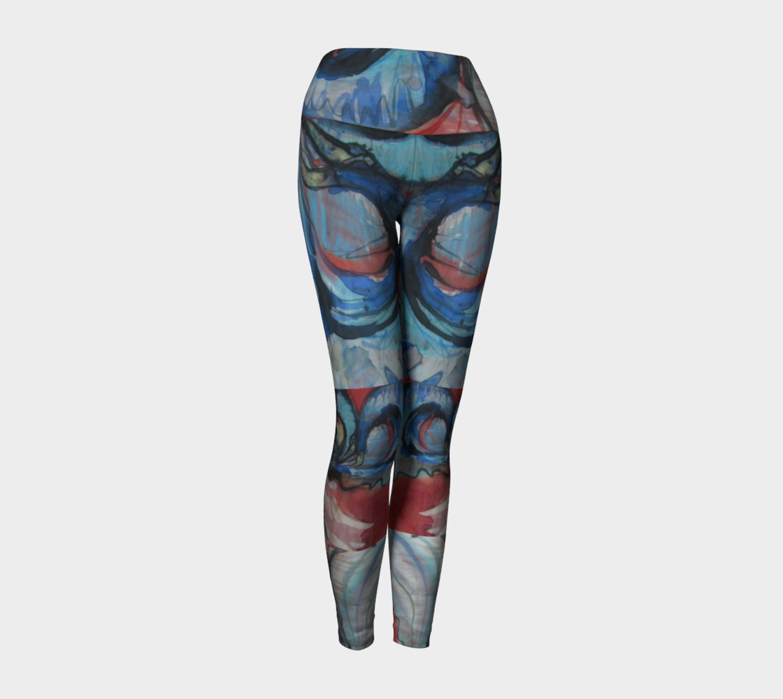 Flying Ocean Yoga Leggings preview #1