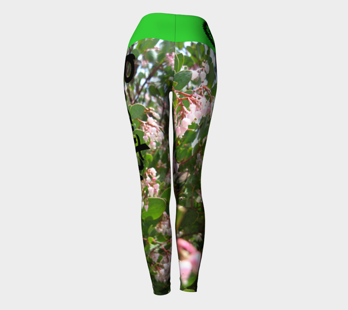 Pink "Wo"manzanita Yoga leggings preview #4