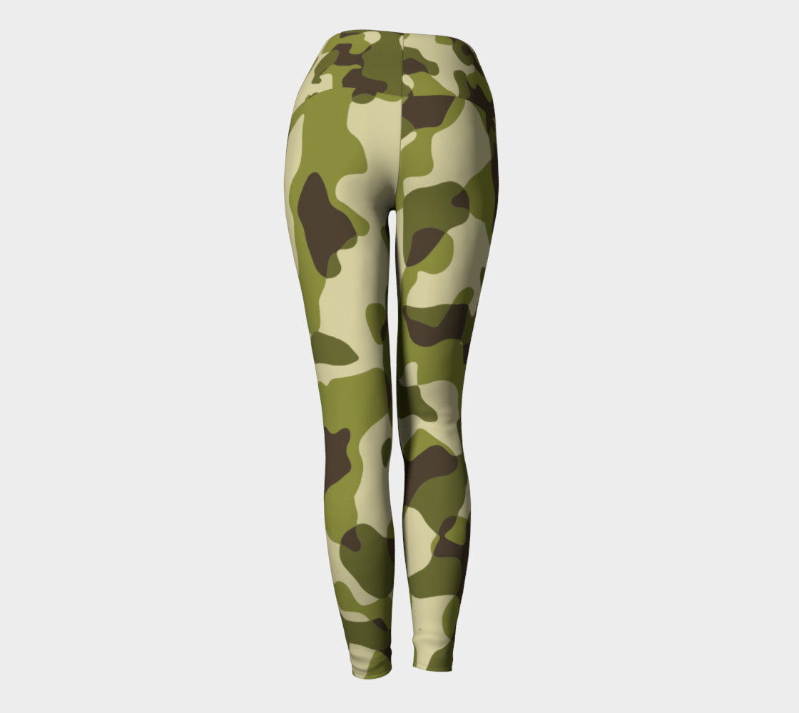 Camouflage Yoga Leggings preview #4