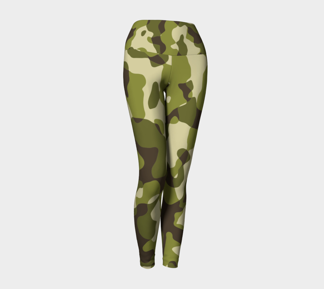 Camouflage Yoga Leggings preview #1