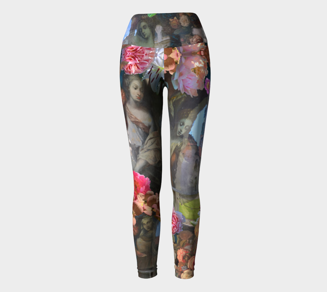 Flowers of the Loreta 1 Yoga Leggings preview #2