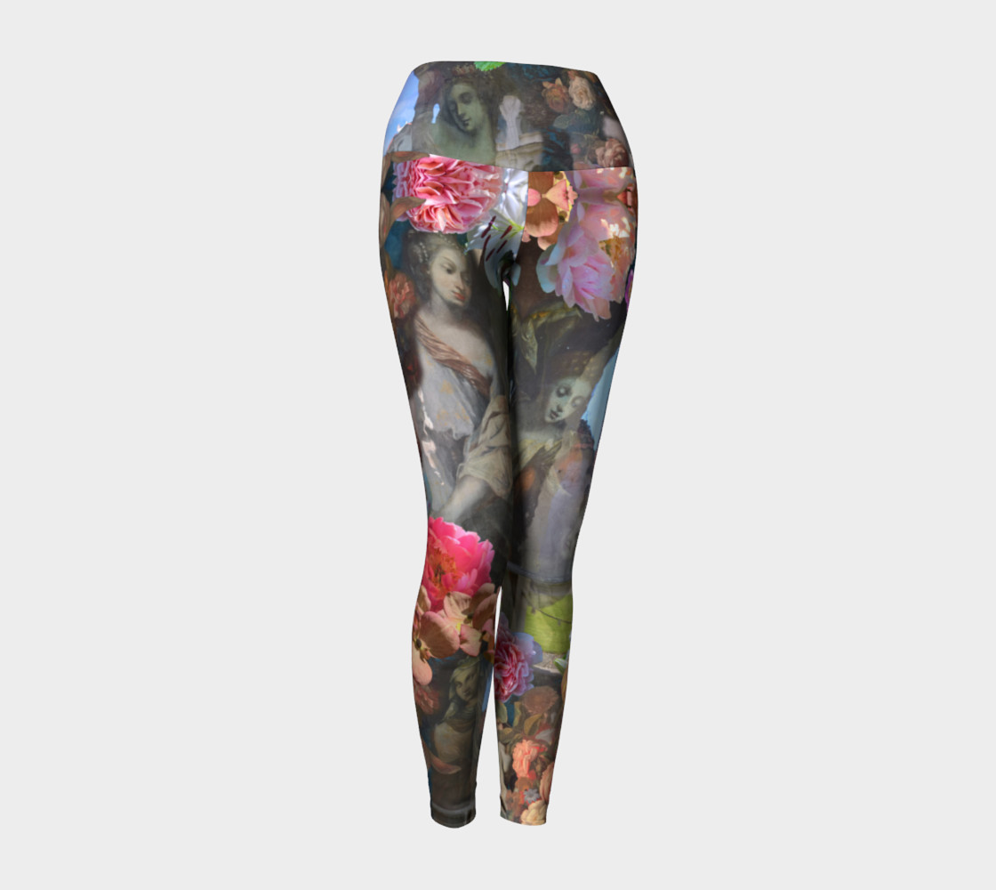 Flowers of the Loreta 1 Yoga Leggings preview #1