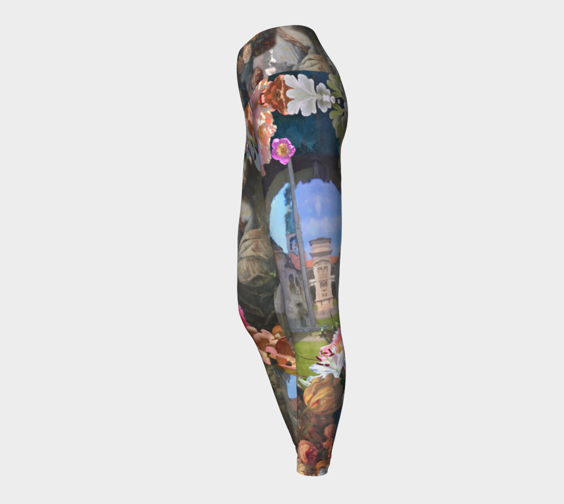 Flowers of the Loreta 1 Yoga Leggings preview #3