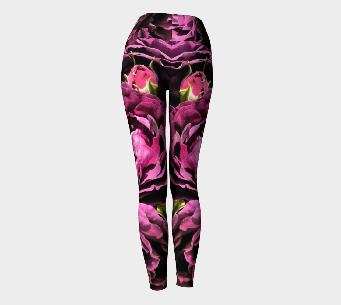 Kiss of a Rose Yoga Leggings preview #4