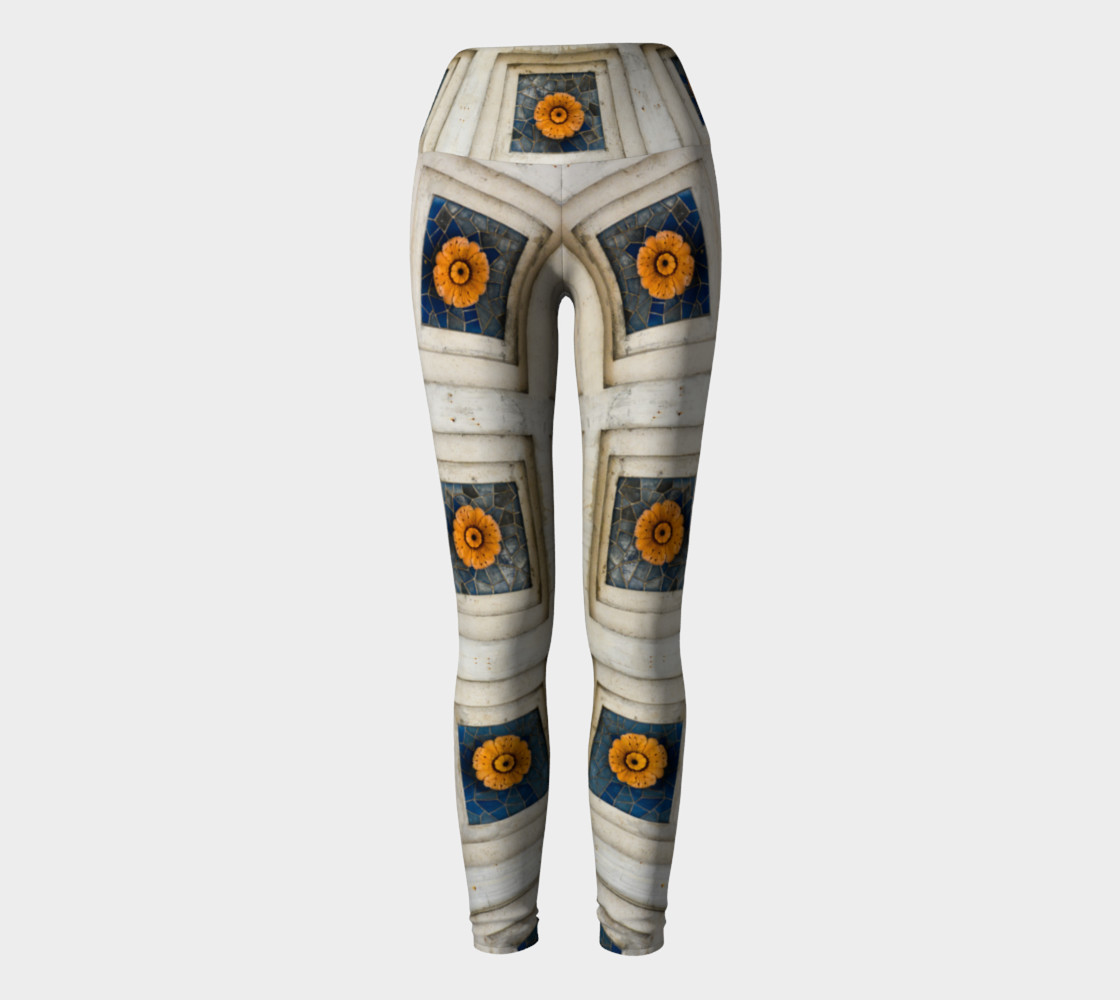 Ohio Stadium Facade Yoga Leggings preview #2
