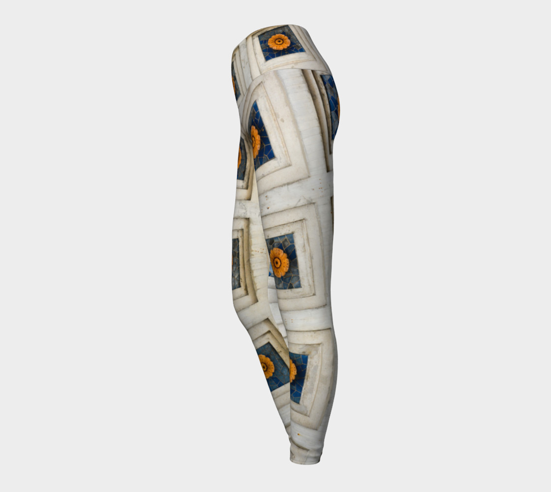 Ohio Stadium Facade Yoga Leggings preview #3