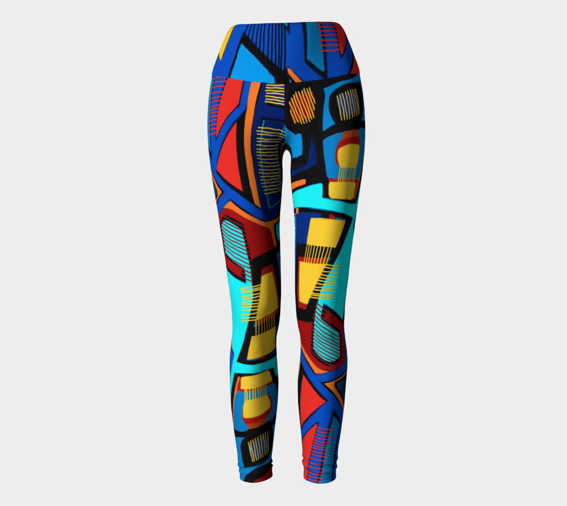 Blue Jazz Yoga Legging preview #2