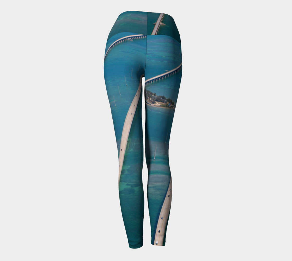Florida Keys - Seven Mile Bridge Yoga Pants preview #4