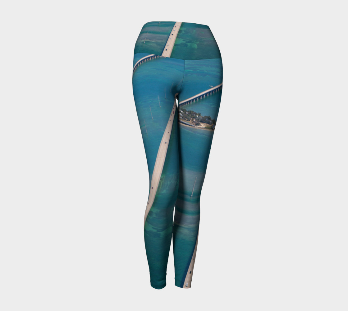 Florida Keys - Seven Mile Bridge Yoga Pants preview #1
