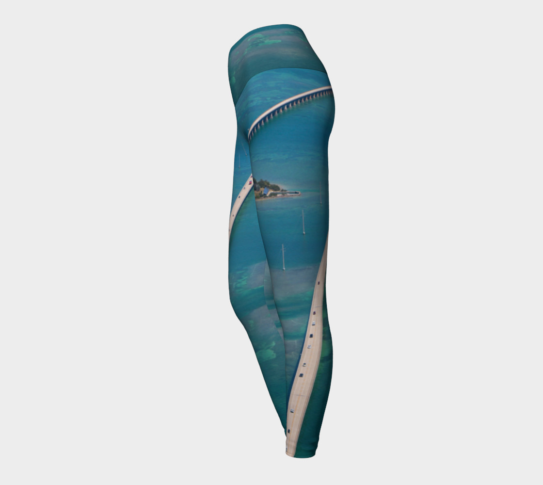 Florida Keys - Seven Mile Bridge Yoga Pants preview #3