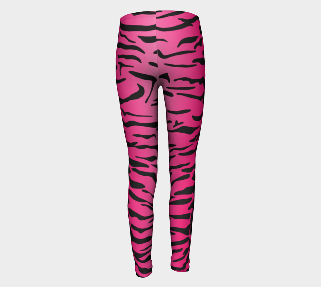 Pink Tiger Leggings Youth preview #5