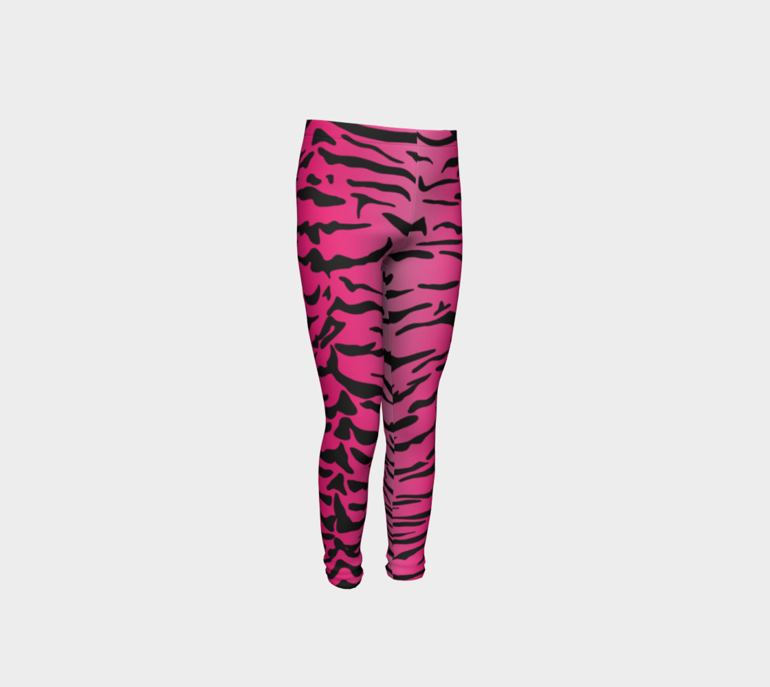 Pink Tiger Leggings Youth preview #4
