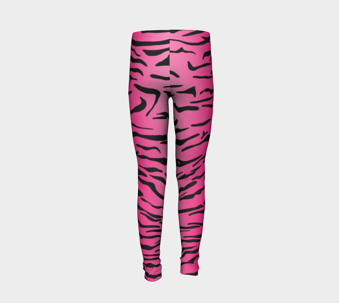 Pink Tiger Leggings Youth preview #6