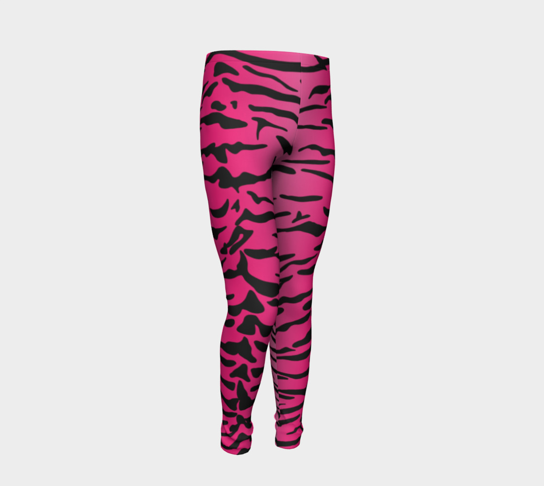 Pink Tiger Leggings Youth preview #2