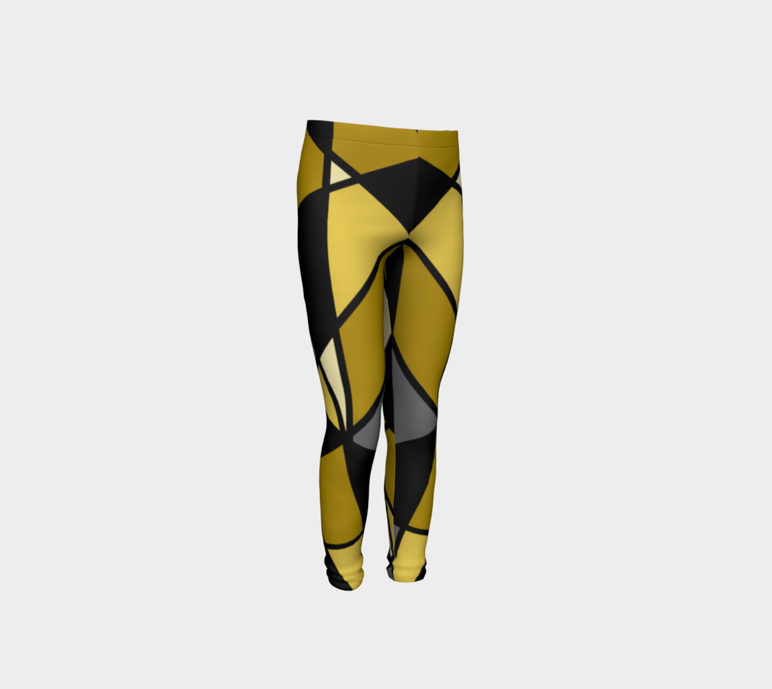 Modern Geometric in Yellow, Gray and Black preview #4