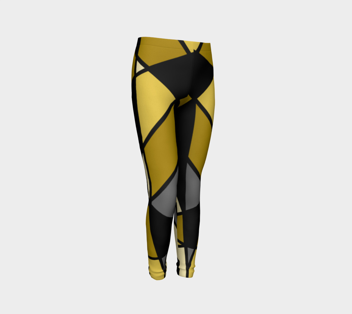 Modern Geometric in Yellow, Gray and Black preview #3