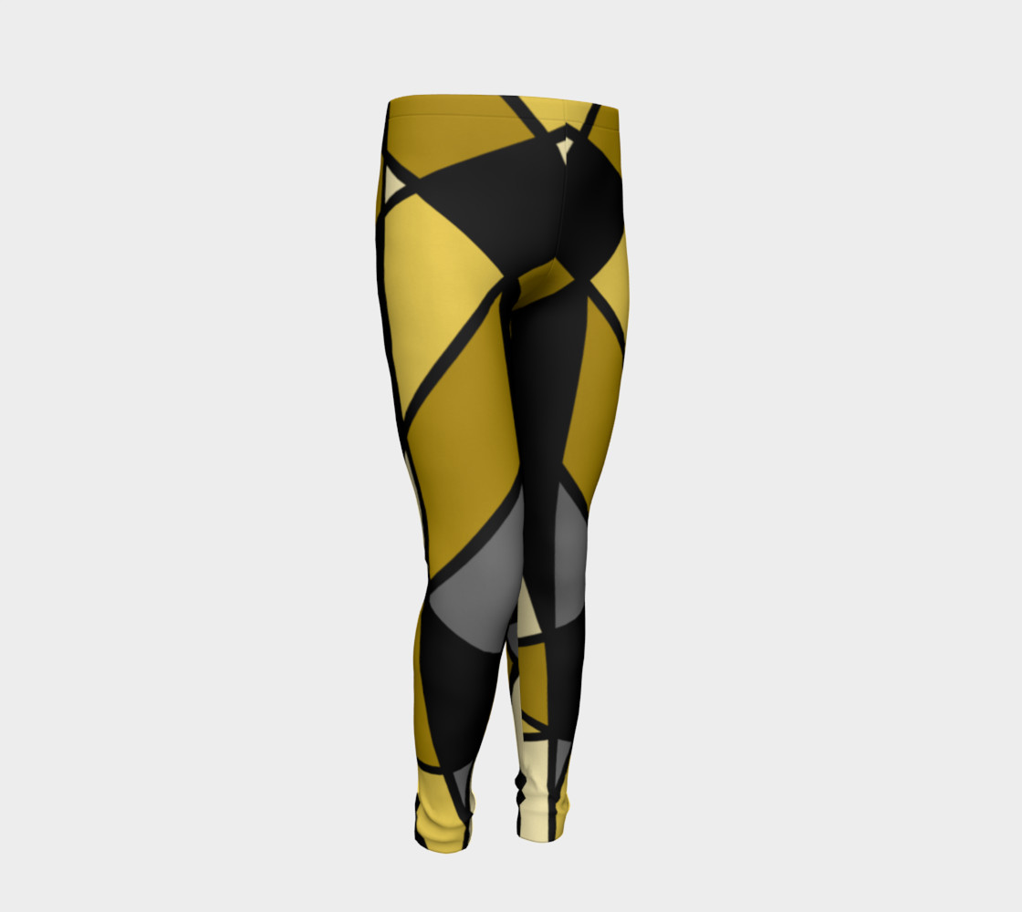 Modern Geometric in Yellow, Gray and Black preview #2