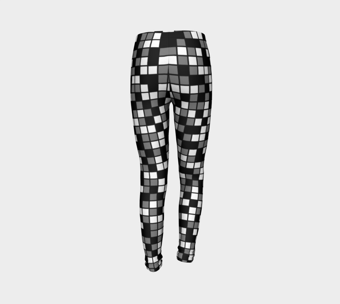 Aperçu de Grey, Black, and White Random Mosaic Squares #7