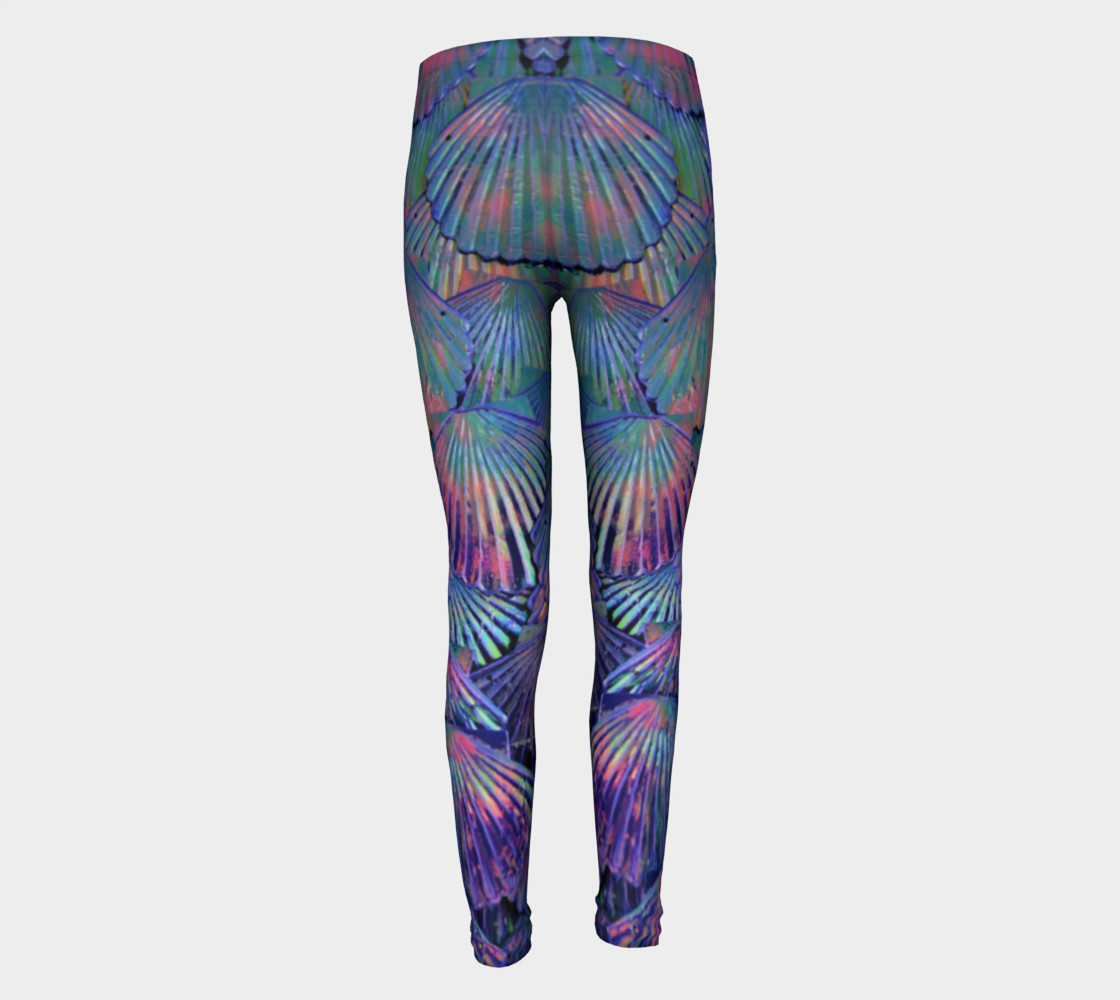 Opal Large-Scale Youth Mermaid Leggings preview #5