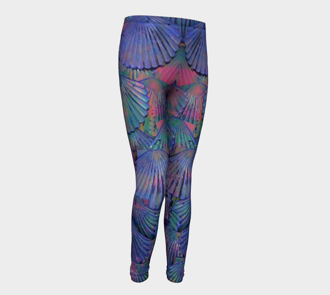 Opal Large-Scale Youth Mermaid Leggings preview #1
