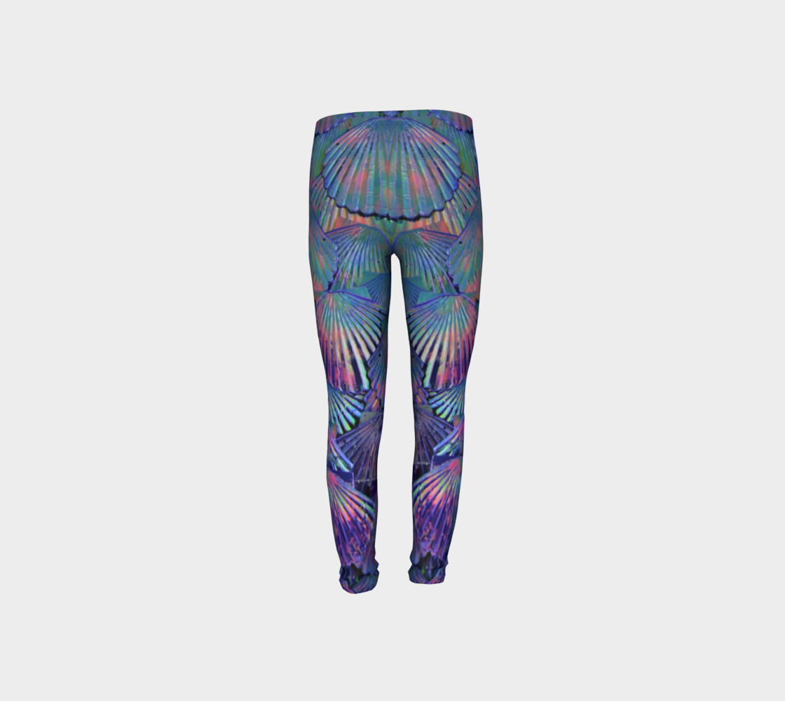 Opal Large-Scale Youth Mermaid Leggings preview #8