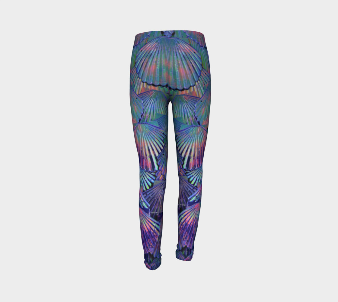 Opal Large-Scale Youth Mermaid Leggings preview #7