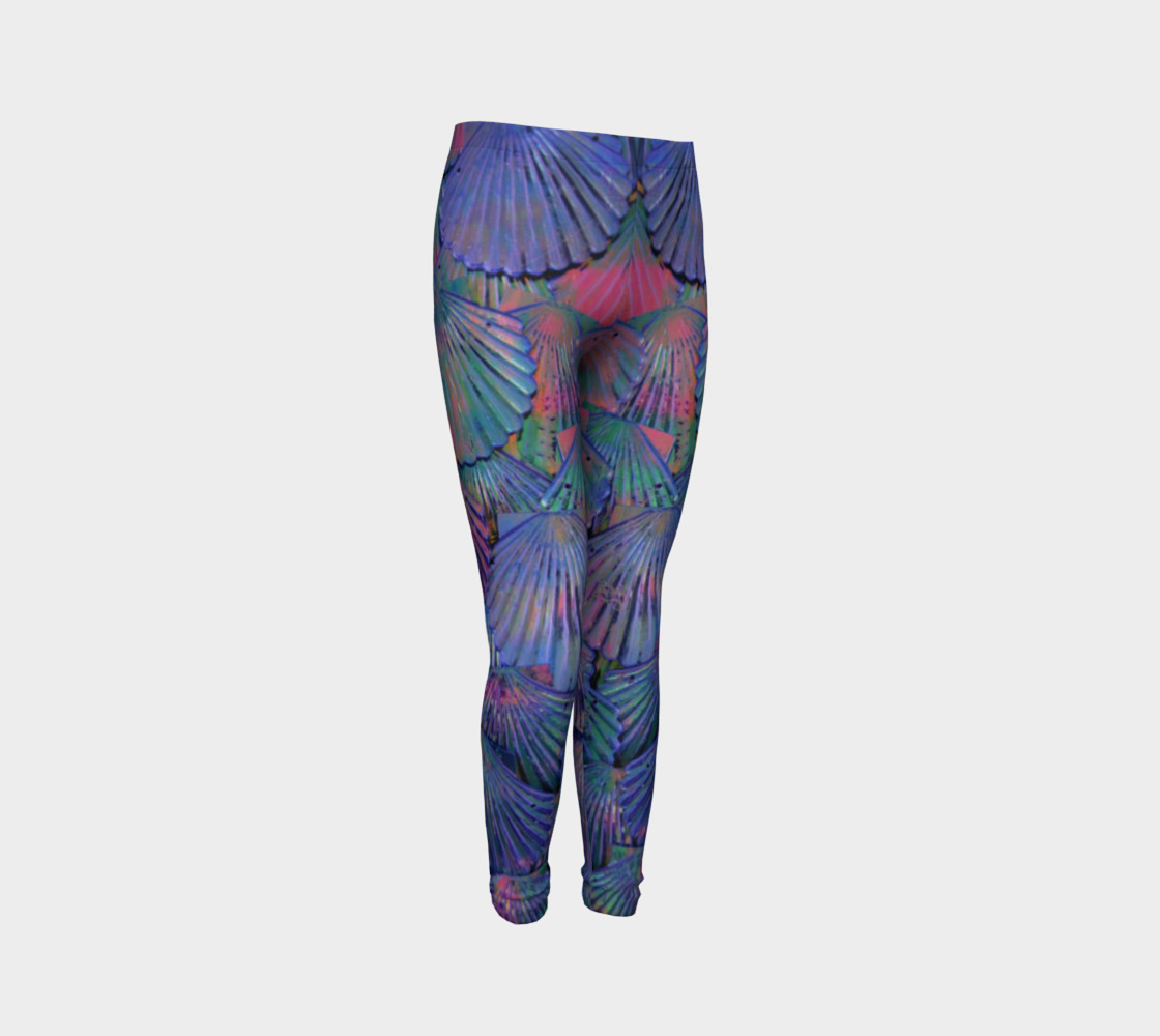 Opal Large-Scale Youth Mermaid Leggings preview #3